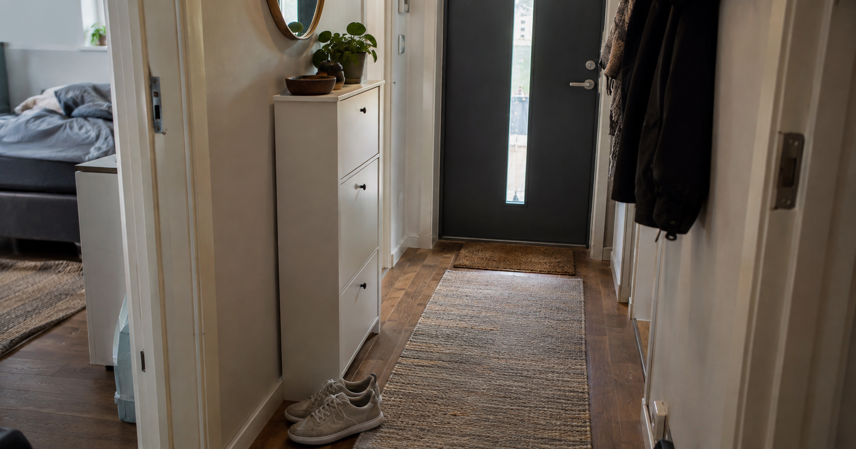 top slim shoes cabinet for narrow entrance